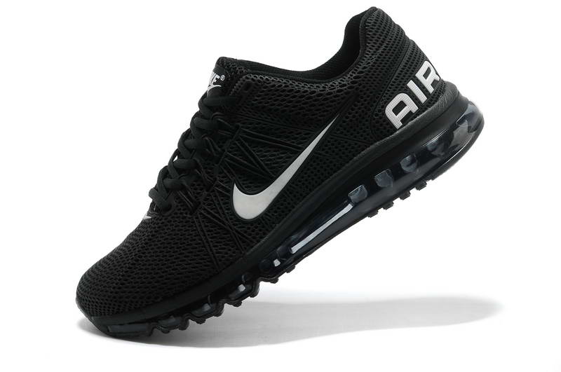 Nike Air Max 2013 chaussures noir et blanc KPU (3)